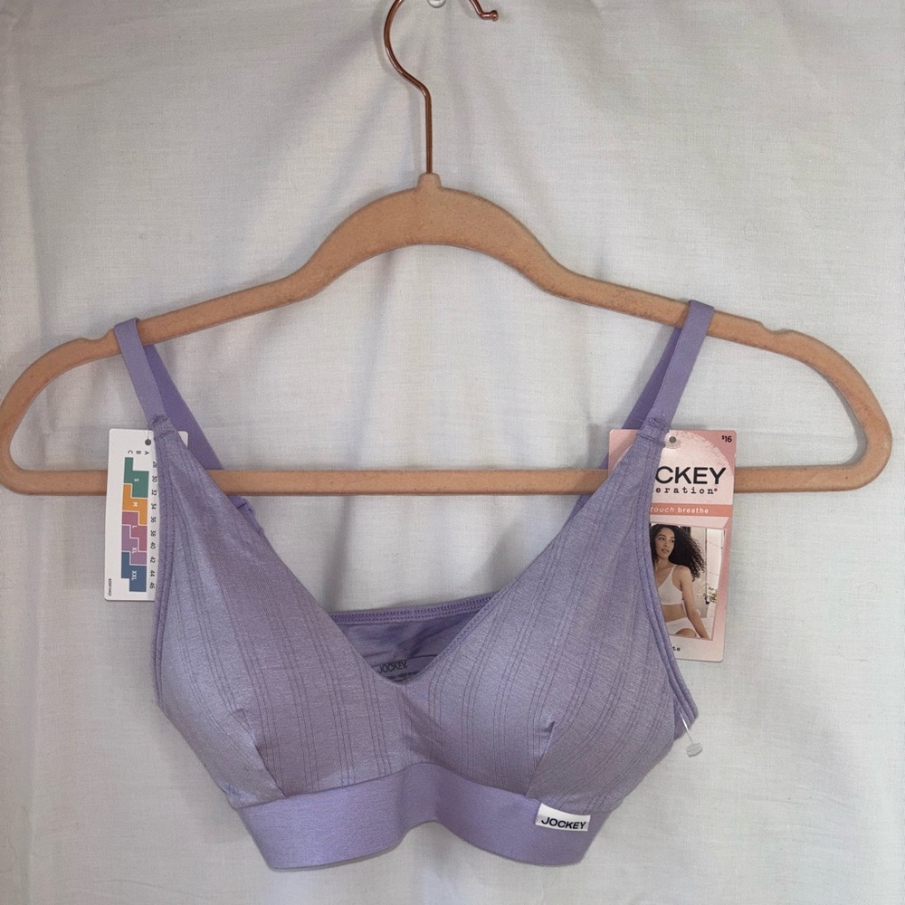 Purple Jockey bralette. Size Small #lingerie #bra #bralette #jockey #purple